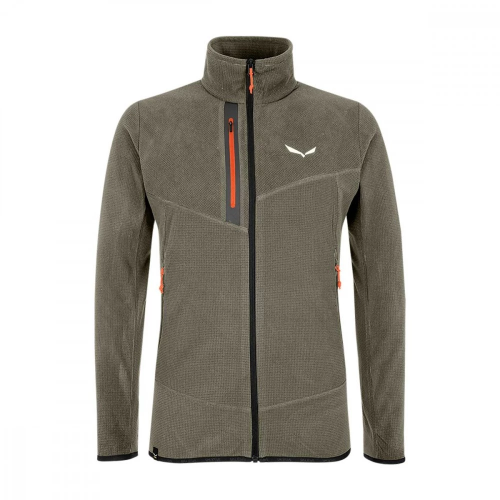 SALEWA PILE FULL-ZIP PAGANELLA Marrone