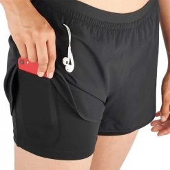 SALOMON SHORT CROSS 2IN1 DONNA Nero -Tendenza Italia salomon lc1706500 short cross 2in1 donna abbigliamento running donna 044886101 6500 5