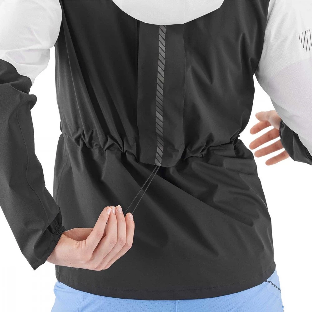 SALOMON GIACCA BONATTI TRAIL DONNA Nero 8 SALOMON GIACCA BONATTI TRAIL DONNA Nero - immagine 6