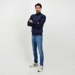 SAVE THE DUCK BOMBER BI-MATERIALE Blu -Tendenza Italia save the duck d30008mremi bomber bi materiale giacconi uomo 044997001 90000 6