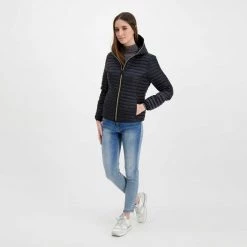 SAVE THE DUCK PIUMINO ALEXIS DONNA Nero -Tendenza Italia save the duck d33620wiris14 piumino alexis donna giacconi donna 044997401 10000 6