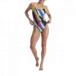 SPEEDO COSTUME INTERO ALV S-BACK Multicolor -Tendenza Italia speedo 8 alv s back af costumi nuoto e piscina donna 044550501 bkgr 3