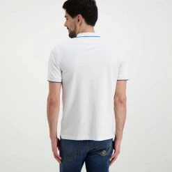 SUN 68 POLO CON PIPING Bianco -Tendenza Italia sun 68 a32110 polo con piping casual uomo 044815701 01 3