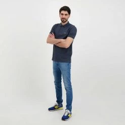 SUN 68 POLO CON PIPING Nero -Tendenza Italia sun 68 a32110 polo con piping casual uomo 044816401 99 5