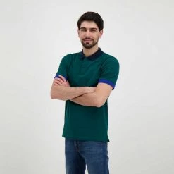 SUN 68 POLO TRICOLOR Verde -Tendenza Italia sun 68 a32113 polo tricolor casual uomo 044816801 50 5