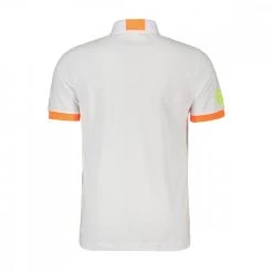 SUN 68 POLO MACRO LOGO FLUO Bianco -Tendenza Italia sun 68 a32120 polo macro logo fluo casual uomo 044816901 01 2