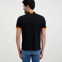 SUN 68 POLO MACRO LOGO FLUO Nero -Tendenza Italia sun 68 a32120 polo macro logo fluo casual uomo 044817101 11 4