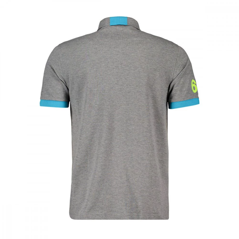 SUN 68 POLO MACRO LOGO FLUO Grigio 4 SUN 68 POLO MACRO LOGO FLUO Grigio - immagine 2