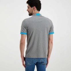 SUN 68 POLO MACRO LOGO FLUO Grigio 11 SUN 68 POLO MACRO LOGO FLUO Grigio -Tendenza Italia sun 68 a32120 polo macro logo fluo casual uomo 044817201 34 4