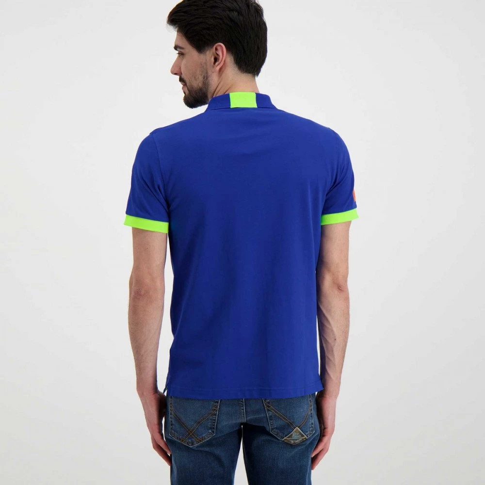 SUN 68 POLO MACRO LOGO FLUO Royal 6 SUN 68 POLO MACRO LOGO FLUO Royal - immagine 4