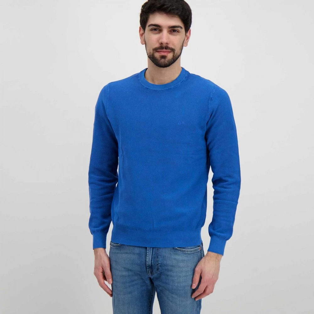 SUN 68 MAGLIONE GIROCOLLO VINTAGE Royal 4 SUN 68 MAGLIONE GIROCOLLO VINTAGE Royal - immagine 2