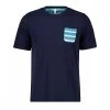 SUN 68 T-SHIRT TASCHINO A RIGHE Blu -Tendenza Italia sun 68 t32102 t shirt taschino alla francese casual uomo 044863601 07 1