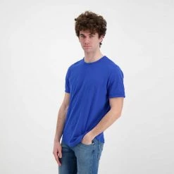 SUN 68 T-SHIRT COTONE FIAMMATO LOGO Royal -Tendenza Italia sun 68 t32112 t shirt cotone fiammato logo casual uomo 044819001 12 4