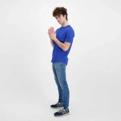 SUN 68 T-SHIRT COTONE FIAMMATO LOGO Royal -Tendenza Italia sun 68 t32112 t shirt cotone fiammato logo casual uomo 044819001 12 5