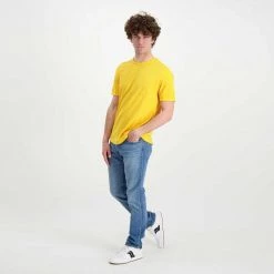 SUN 68 T-SHIRT COTONE FIAMMATO LOGO -Tendenza Italia sun 68 t32112 t shirt cotone fiammato logo casual uomo 044863901 40 5