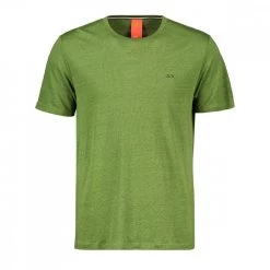 SUN 68 T-SHIRT IN LINO Verde
