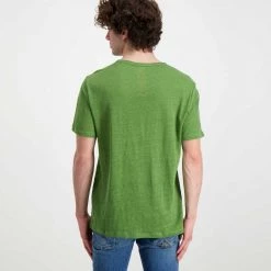 SUN 68 T-SHIRT IN LINO Verde 9 SUN 68 T-SHIRT IN LINO Verde -Tendenza Italia sun 68 t32136 t shirt in lino casual uomo 044820701 19 3