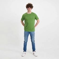SUN 68 T-SHIRT IN LINO Verde 11 SUN 68 T-SHIRT IN LINO Verde -Tendenza Italia sun 68 t32136 t shirt in lino casual uomo 044820701 19 5