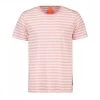 SUN 68 T-SHIRT IN LINO A RIGHE Bianco, Rosa -Tendenza Italia sun 68 t32137 t shirt 100 lino riga casual uomo 044820901 0418 1