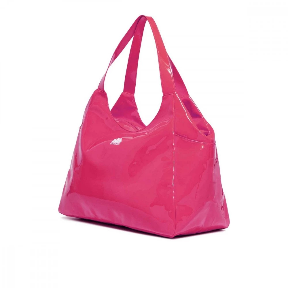 SUNDEK BORSA MARE IN VINILE CON ZIP CHEL DONNA Fucsia 4 SUNDEK BORSA MARE IN VINILE CON ZIP CHEL DONNA Fucsia - immagine 2