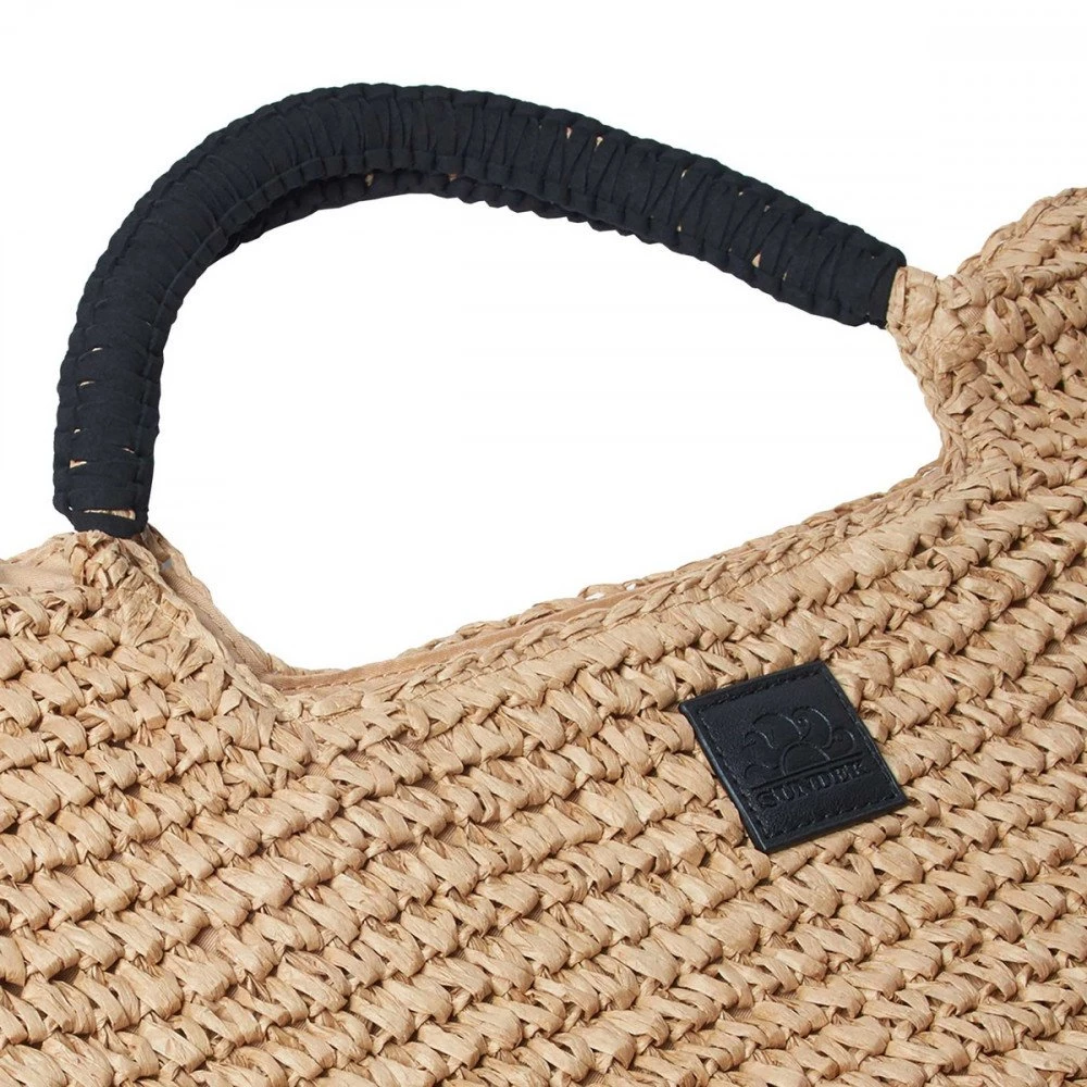 SUNDEK BORSA IN PAGLIA INTRECCIATA DONNA Beige 5 SUNDEK BORSA IN PAGLIA INTRECCIATA DONNA Beige - immagine 3