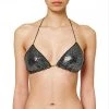 SUNDEK TRIANGOLO PAILETTES JENNIFER DONNA Nero -Tendenza Italia sundek w101ktl6700 top triangolo micro pailettes donna mare donna 045083401 00400 1