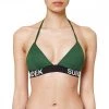 SUNDEK TRIANGOLO ELASTICO LOGO AIDA DONNA Verde -Tendenza Italia sundek w102ktl3000 top triangolo logo aida donna mare donna 045083801 78400 1