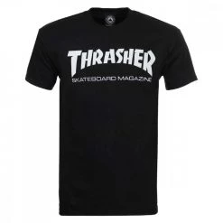 T-shirt Thrasher Skate Mag Nera Nero