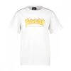 THRASHER T-SHIRT FLAME BAMBINO Bianco -Tendenza Italia thrasher 311428 t shirt flame bambino abbigliamento bambino 042806101 white 1