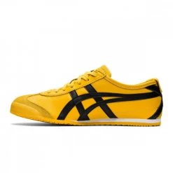 TIGER ONITSUKA Mexico 66 Gialla E Nera -Tendenza Italia tiger onitsuka dl408 mexico 66 gialla e nera tutte sneaker uomo 028012401 0490 6