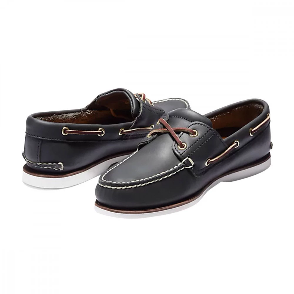 TIMBERLAND CLASSIC 2-EYE BOAT Blu 4 TIMBERLAND CLASSIC 2-EYE BOAT Blu - immagine 3