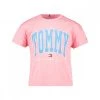 TOMMY HILFIGER T-SHIRT CROP VARSITY BAMBINA Rosa -Tendenza Italia tommy hilfiger kg06504 t shirt crop varsity bambina abbigliamento bambino 044790101 the 1