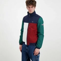 TOMMY JEANS GIACCA SAILOR COLOR BLOCK Multicolor -Tendenza Italia tommy jeans dm0dm12311 giacca sailor color block giacconi uomo 045116801 c87 3