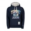 TOMMY JEANS FELPA CON CAPPUCCIO COLLEGIATE TIE DYE Blu 1 TOMMY JEANS FELPA CON CAPPUCCIO COLLEGIATE TIE DYE Blu -Tendenza Italia tommy jeans dm0dm12350 felpa cappucccio tie dye college casual uomo 045117001 c87 1