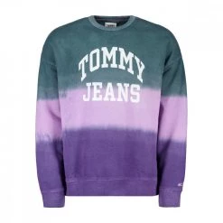 TOMMY JEANS FELPA GIROCOLLO TIE DYE Multicolor
