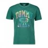 TOMMY JEANS T-SHIRT COLLEGIATE TIE DYE Verde -Tendenza Italia tommy jeans dm0dm12411 t shirt collegiate tie dye casual uomo 045117301 l6n 1