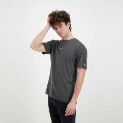 TOMMY JEANS T-SHIRT D2 TINY LINEAR Nero -Tendenza Italia tommy jeans dm0dm12852 t shirt d2 tiny linear casual uomo 045110101 bds 4