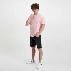 TOMMY JEANS T-SHIRT D2 TINY LINEAR Rosa -Tendenza Italia tommy jeans dm0dm12852 t shirt d2 tiny linear casual uomo 045110201 th9 6