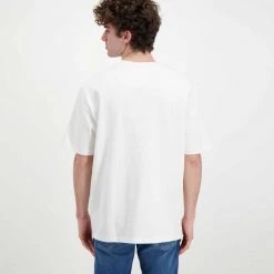 TOMMY JEANS T-SHIRT TOMMY COLLEGIATE Bianco -Tendenza Italia tommy jeans dm0dm12856 t shirt tommy collegiate casual uomo 045110401 ybr 3