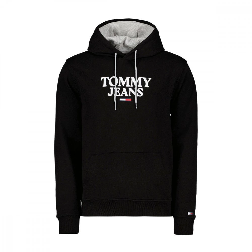 TOMMY JEANS FELPA CON CAPPUCCIO ENTRY Nero 3 TOMMY JEANS FELPA CON CAPPUCCIO ENTRY Nero