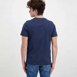 TOMMY JEANS T-SHIRT ESSENTIAL TASCHINO Blu -Tendenza Italia tommy jeans dm0dm13063 t shirt essential flag pocket casual uomo 045111401 c87 3