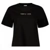 TOMMY JEANS T-SHIRT LINEAR LOGO DONNA Nero -Tendenza Italia tommy jeans dw0dw10057 t shirt linear logo donna casual donna 045112501 bds 1