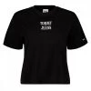 TOMMY JEANS T-SHIRT CLASSIC ESSENTIAL LOGO DONNA Nero -Tendenza Italia tommy jeans dw0dw12853 t shirt classic essential logo donna casual donna 045115101 bds 1