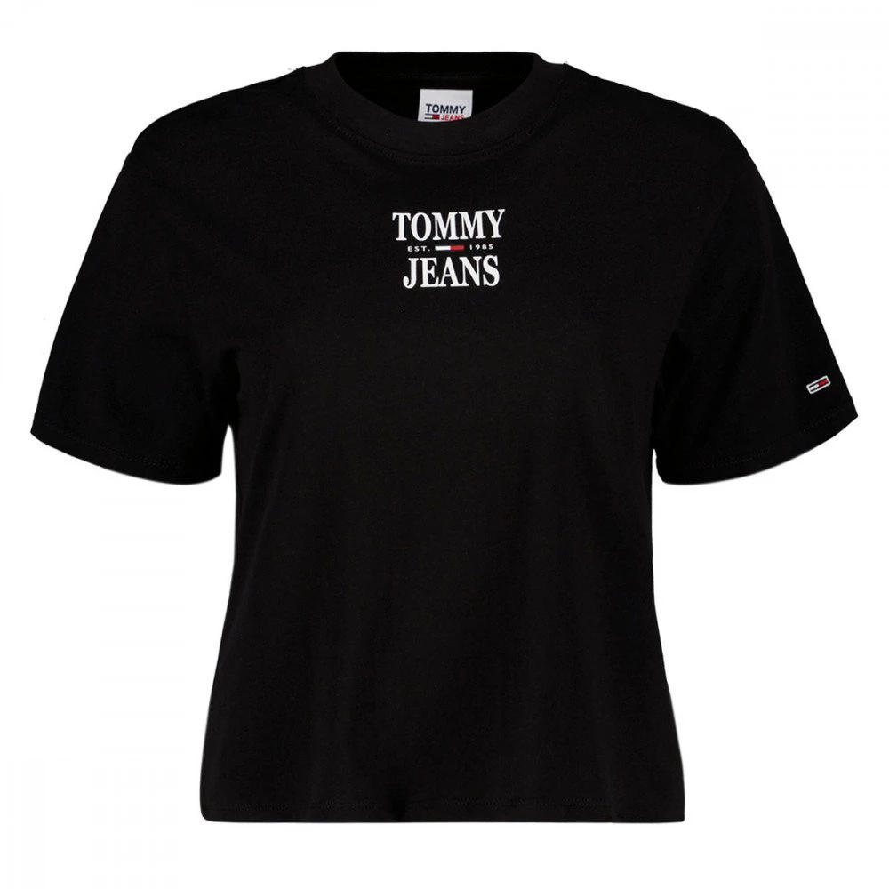 TOMMY JEANS T-SHIRT CLASSIC ESSENTIAL LOGO DONNA Nero 3 TOMMY JEANS T-SHIRT CLASSIC ESSENTIAL LOGO DONNA Nero