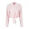 TOMMY JEANS CAMICIA CON NODO DONNA Bianco, Rosa -Tendenza Italia tommy jeans dw0dw12901 camicia con nodo donna casual donna 045115501 the 1