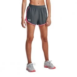UNDER ARMOUR SHORT FLY BY 2.0 DONNA Grigio -Tendenza Italia under armour 1350196 short fly by 2 0 donna abbigliamento running donna 044896801 013 3