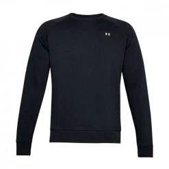 UNDER ARMOUR FELPA GIROCOLLO RIVAL FLEECE Nero