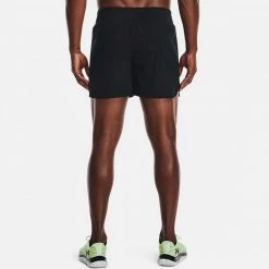 UNDER ARMOUR SHORT SPEEDPOCKET 5'' Nero -Tendenza Italia under armour 1361486 short speedpocket 5 abbigliamento running uomo 042857101 001 4