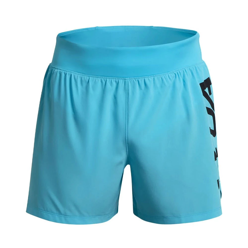 UNDER ARMOUR SHORT SPEEDPOCKET 5'' Azzurro 3 UNDER ARMOUR SHORT SPEEDPOCKET 5'' Azzurro