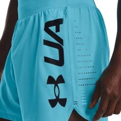 UNDER ARMOUR SHORT SPEEDPOCKET 5'' Azzurro 12 UNDER ARMOUR SHORT SPEEDPOCKET 5'' Azzurro -Tendenza Italia under armour 1361486 short speedpocket 5 abbigliamento running uomo 044899201 481 5